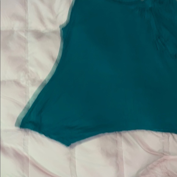 Teal Racer Back Tank - Picture 3 of 8